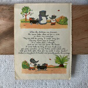 Original 1938 Babar Illustration — NOT a reproduction